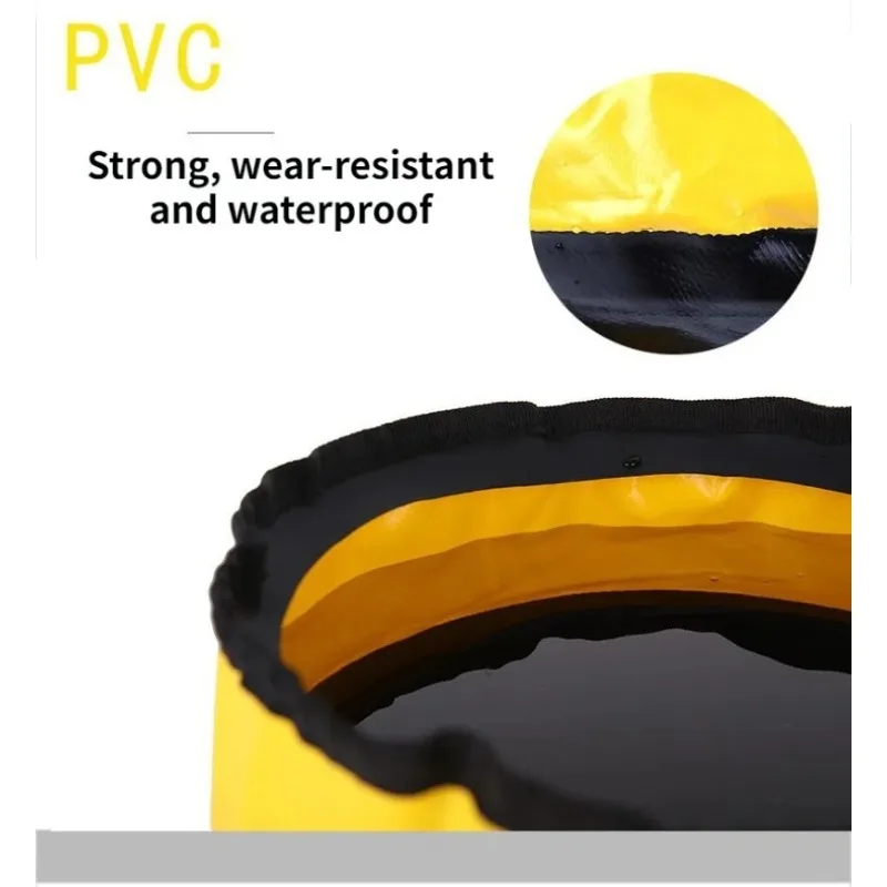 Lavabo plegable portátil de PVC para camping y viajes - imagen 2
