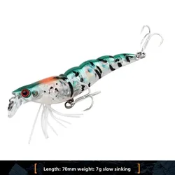 Señuelo Wobbler Minnow superficial Flash Shrimp Longcast 3D