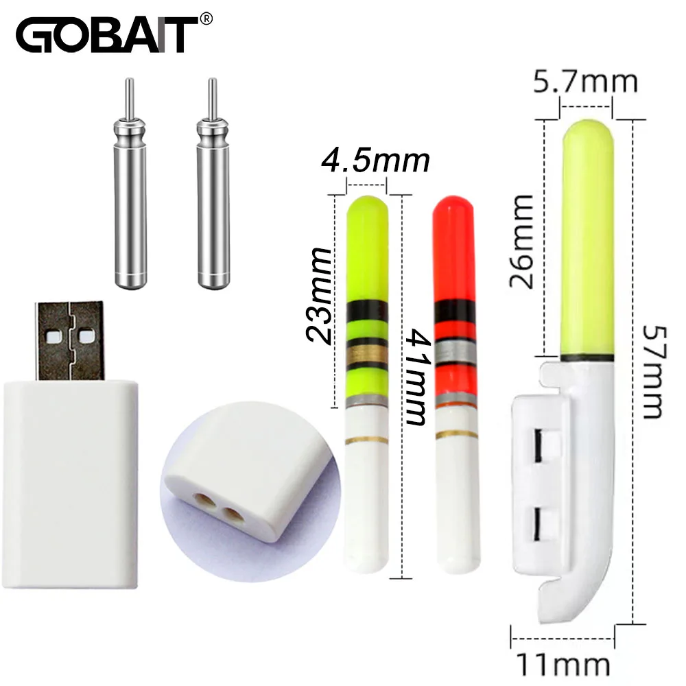 Luz LED GOBAIT CR322 recargable para pesca nocturna