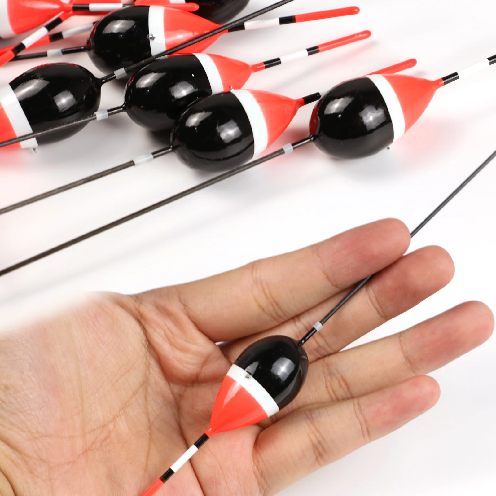 Kit de boyas flotantes de corcho iluminadas balsa para pesca - imagen 3