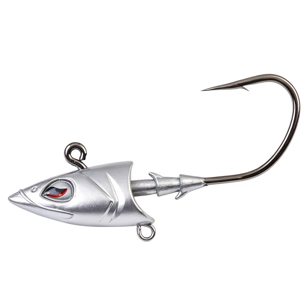 Jig Head Minnow Cabeza Ancha – Pesca en Agua Salada - imagen 5