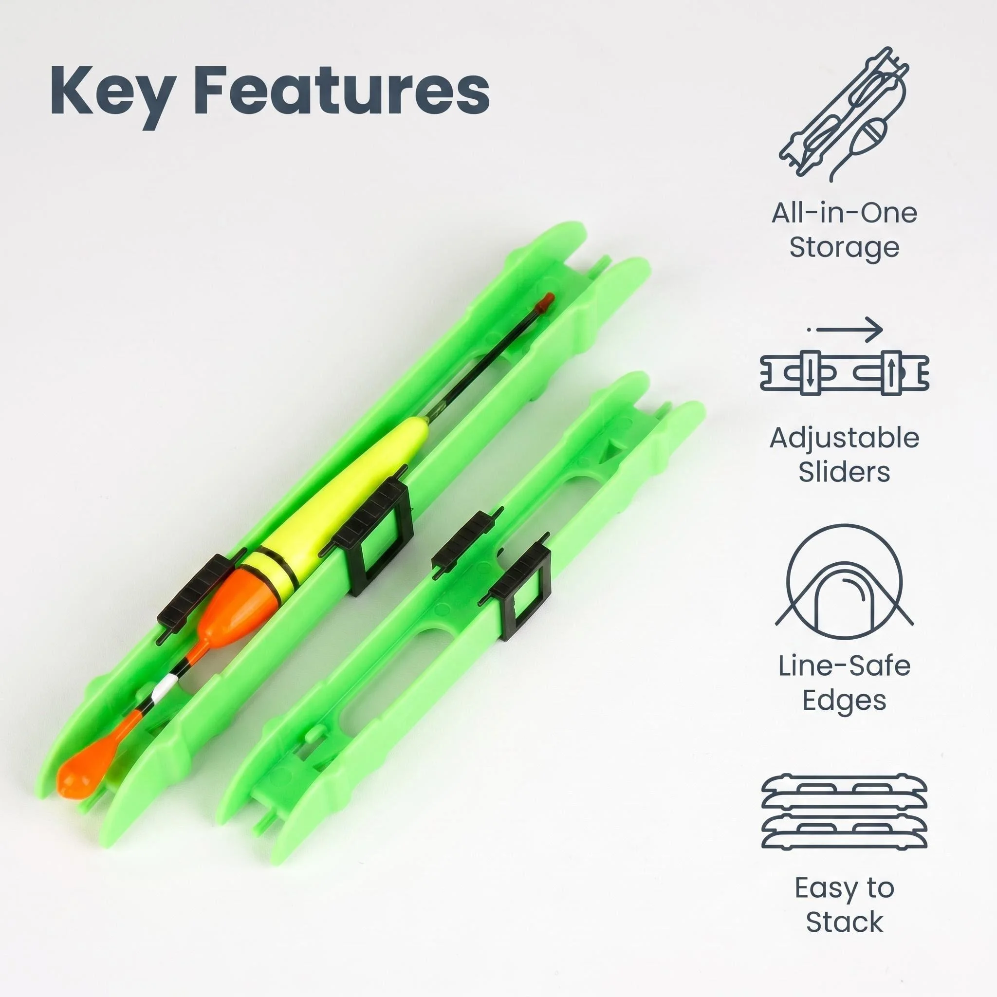 Accesorios de pesca para organizar aparejos
