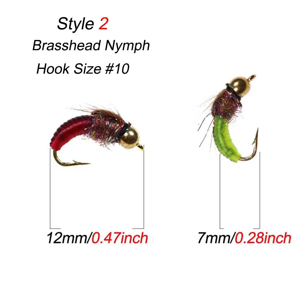 Ninfas hundidas tipo maggot para pesca con mosca de trucha - imagen 5