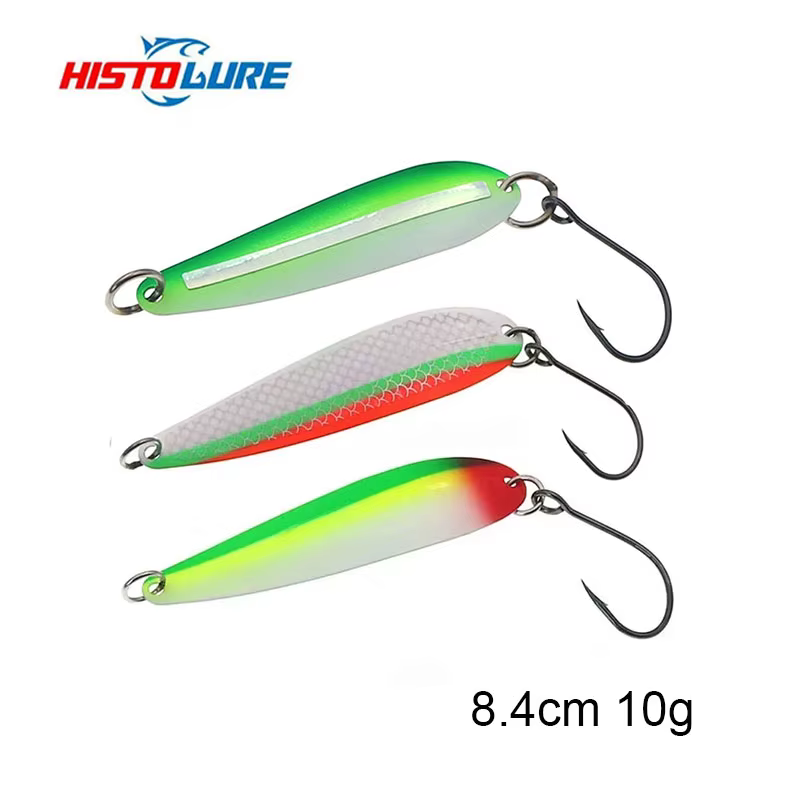 Cuchara Spinner metálica fina – Señuelo duro para pesca - imagen 2