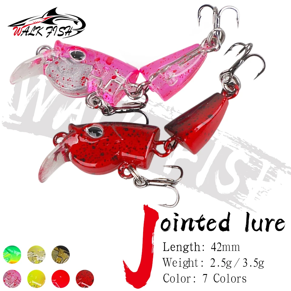 WALK FISH Mini Swimbait Minnow hundible – micro señuelo - imagen 2