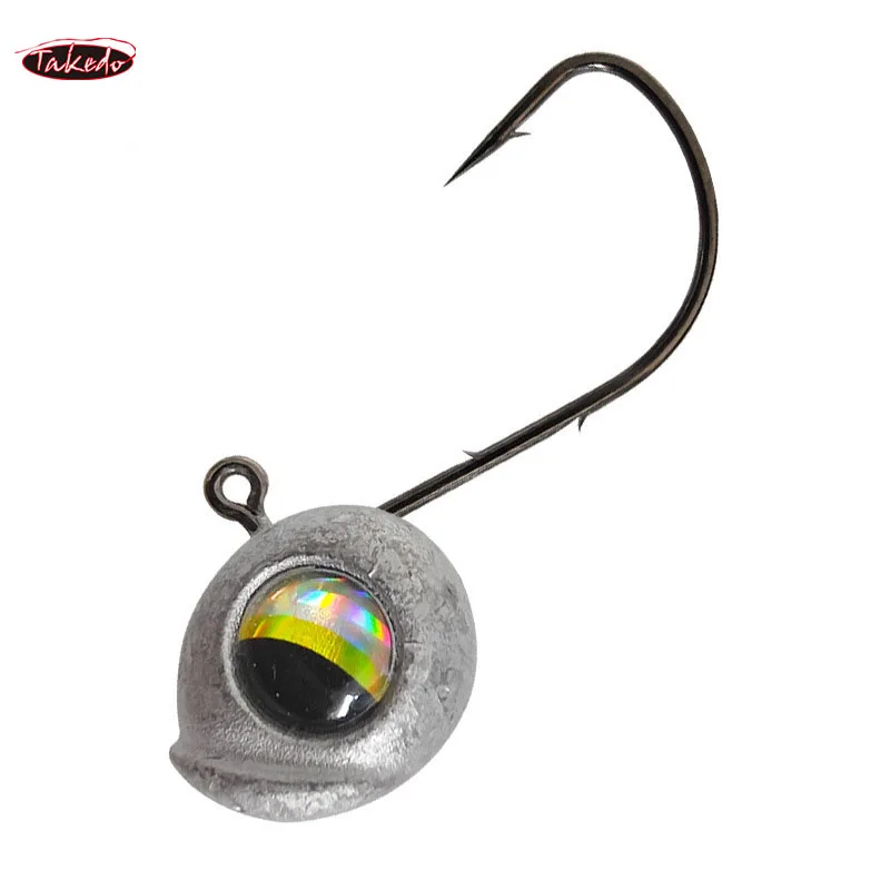 Takedo HG02 cabeza de jigging con anzuelo triple para perca y lubina - imagen 4