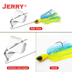 Buzzbait Clacker Jerry – Señuelo de superficie con hélice única