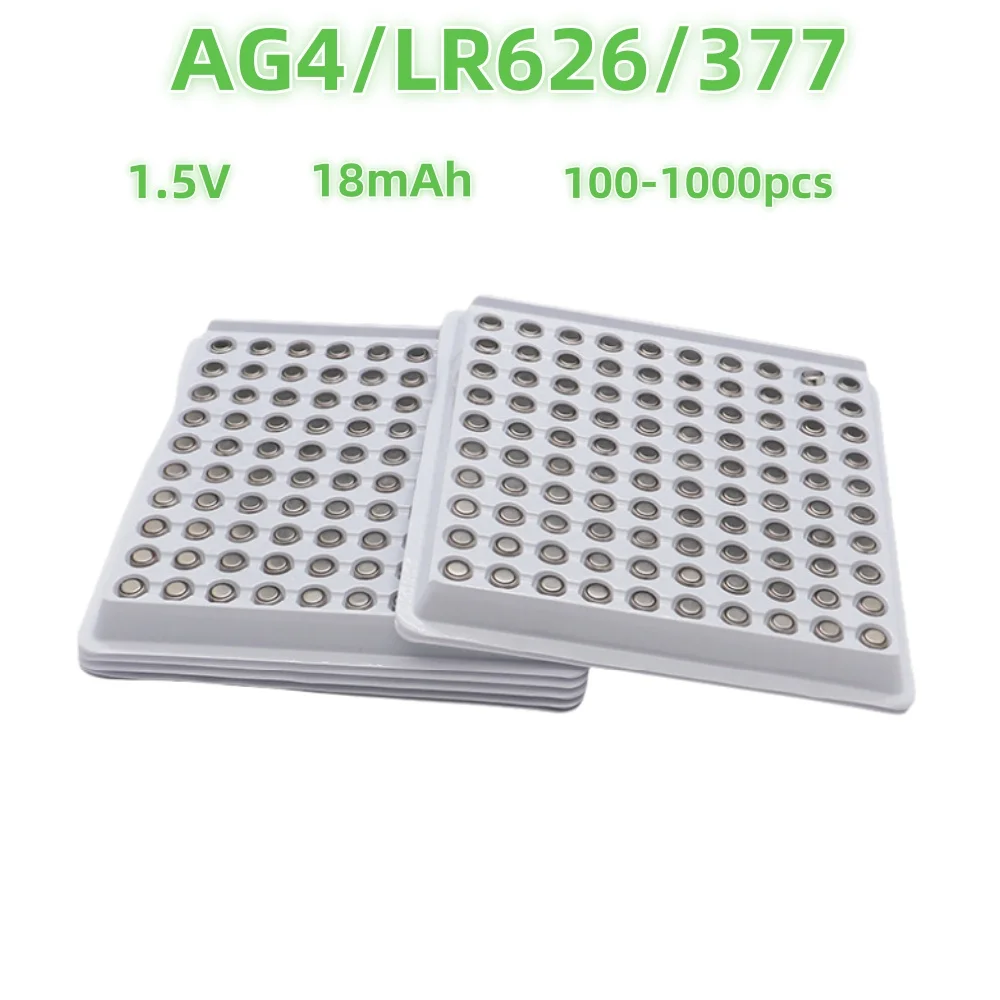 Pilas de botón AG4/LR626 en formato de lote