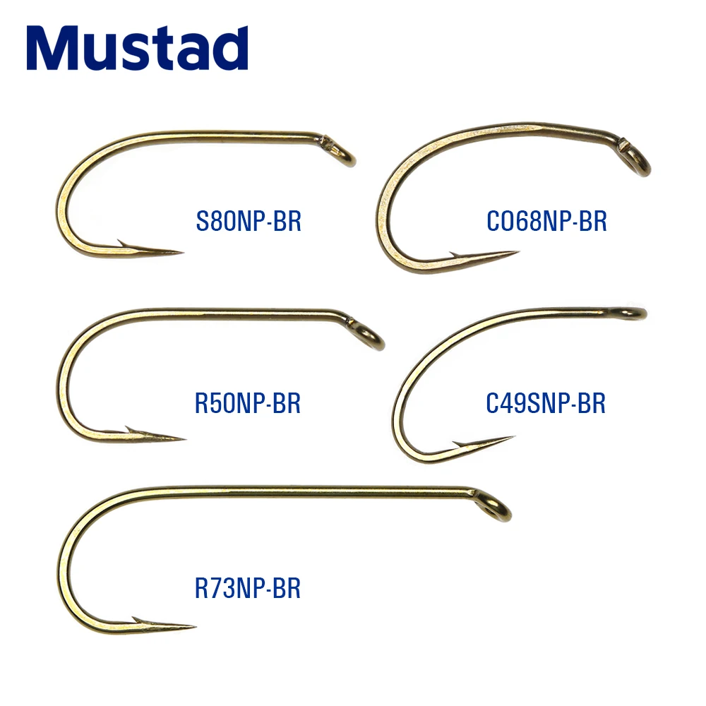 Anzuelos Mustad con acabado bronce