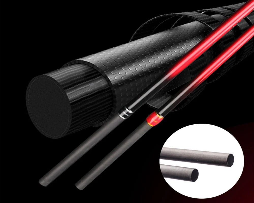 Varillas con distintas potencias (ML/MH) para ajustar el jigging lento