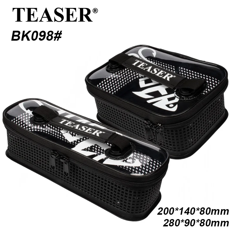 Bolsa de cebo Teaser BK098 con malla lavable para pesca de mar