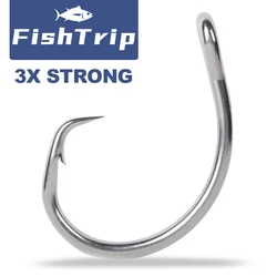 FishTrip Anzuelo Circular Gigante – Acero Inoxidable para Tiburón