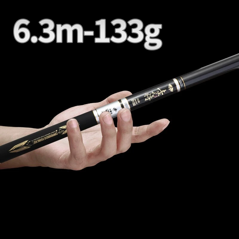 Caña ultraligera fibra carbono FishingFANS – Río y carpa - imagen 2