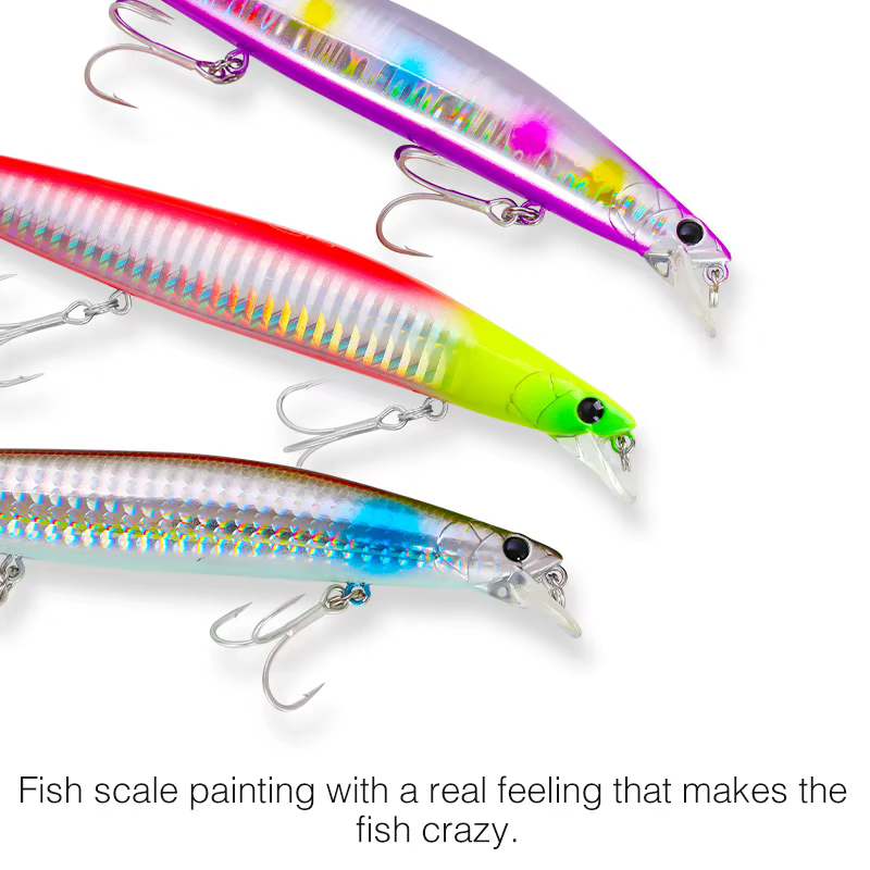Jerkbait Minnow DW92 de Tsurinoya – Cebo para black bass y luc - imagen 2