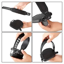 Correas ajustables para pedales de bici estática negras