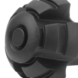 Puntas PVC esféricas negras para bastones de senderismo, repuesto