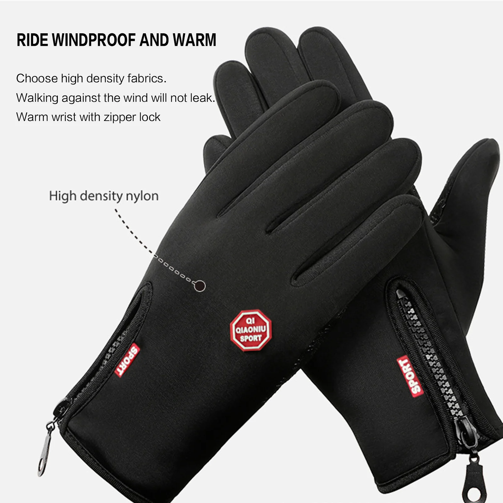 Guantes térmicos con pantalla táctil