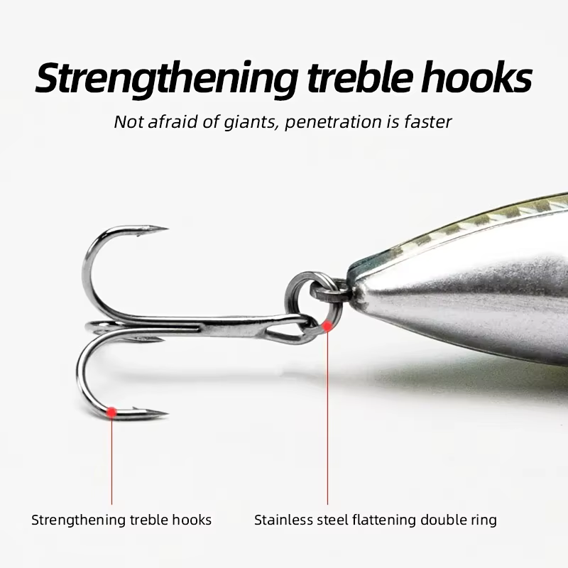 Wobbler Minnow de plástico – Cebo duro para pesca en agua salada - imagen 2