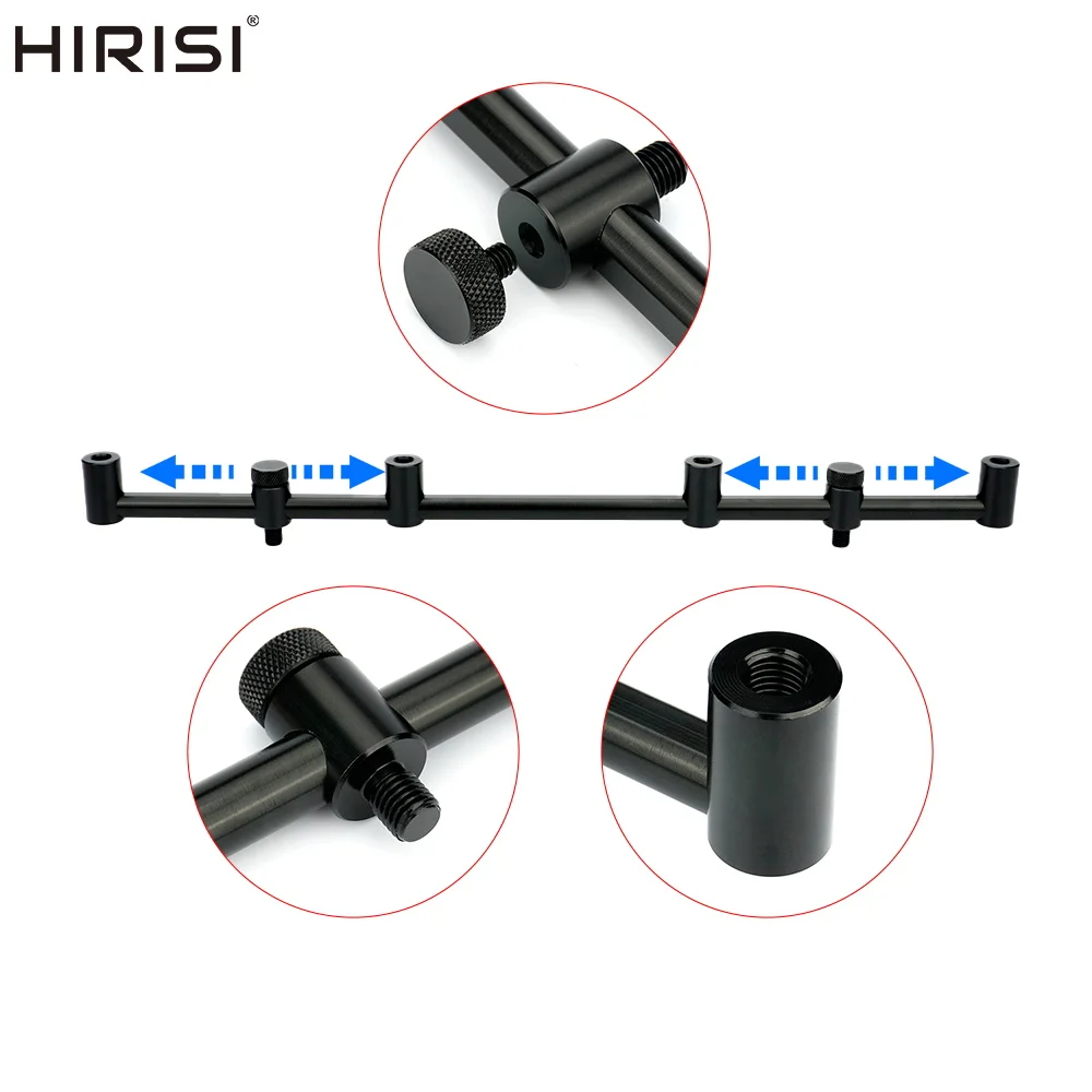 Soporte cañas Hirisi BZ500 aluminio para pesca de carpa