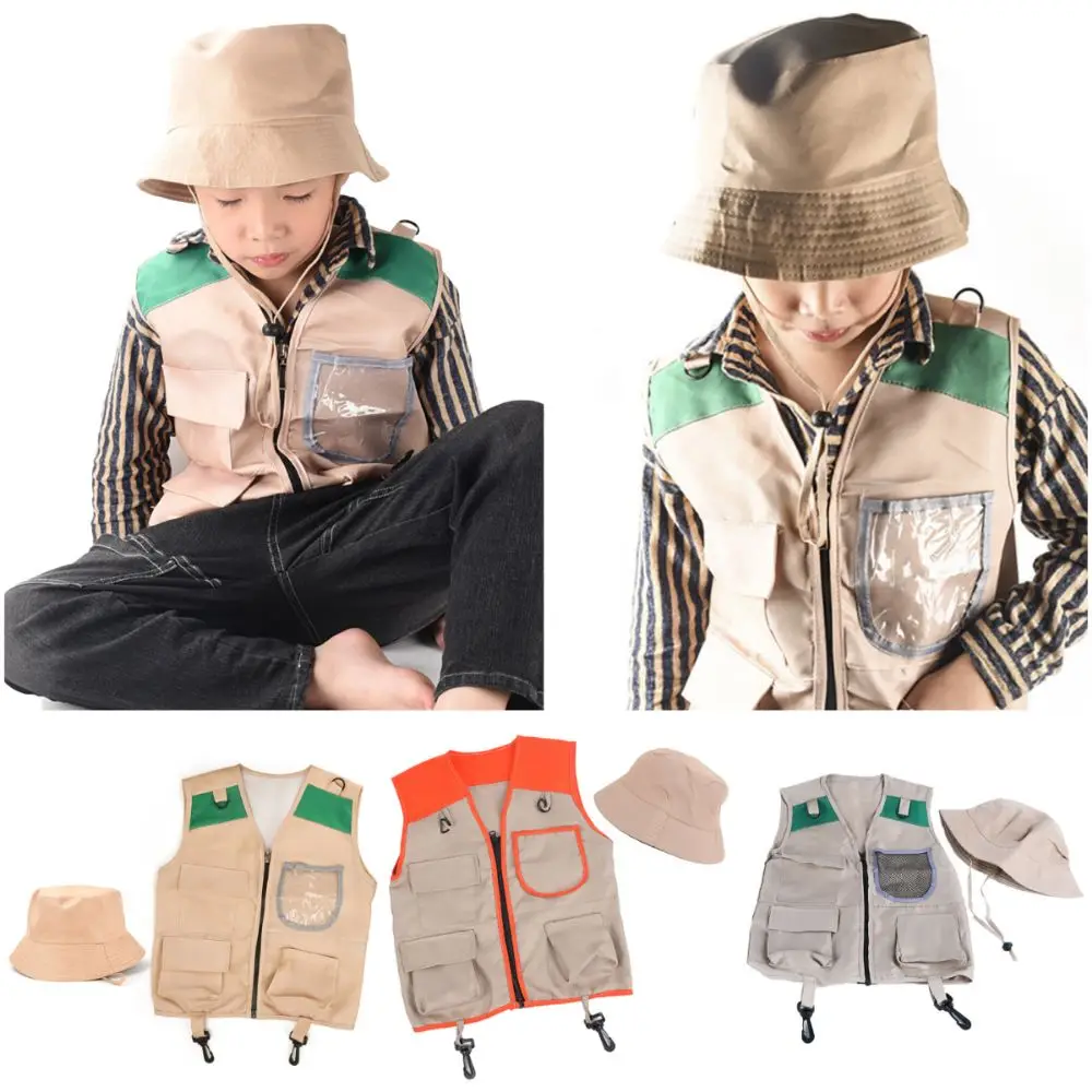Disfraz de explorador infantil multicolor cargo, sombrero incluido - imagen 5