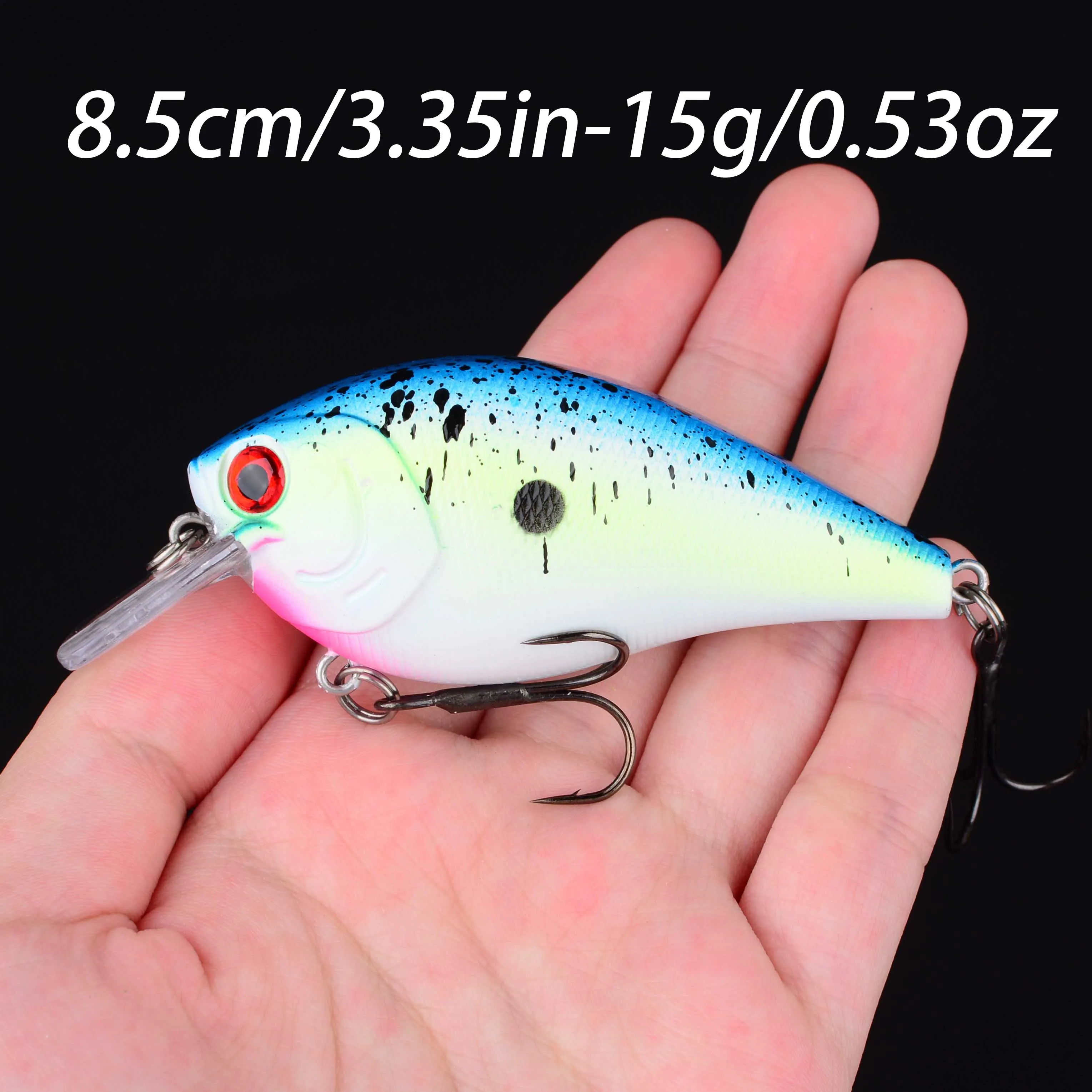 Crankbait con sonajero para lubina y lucio, señuelo duro - imagen 3