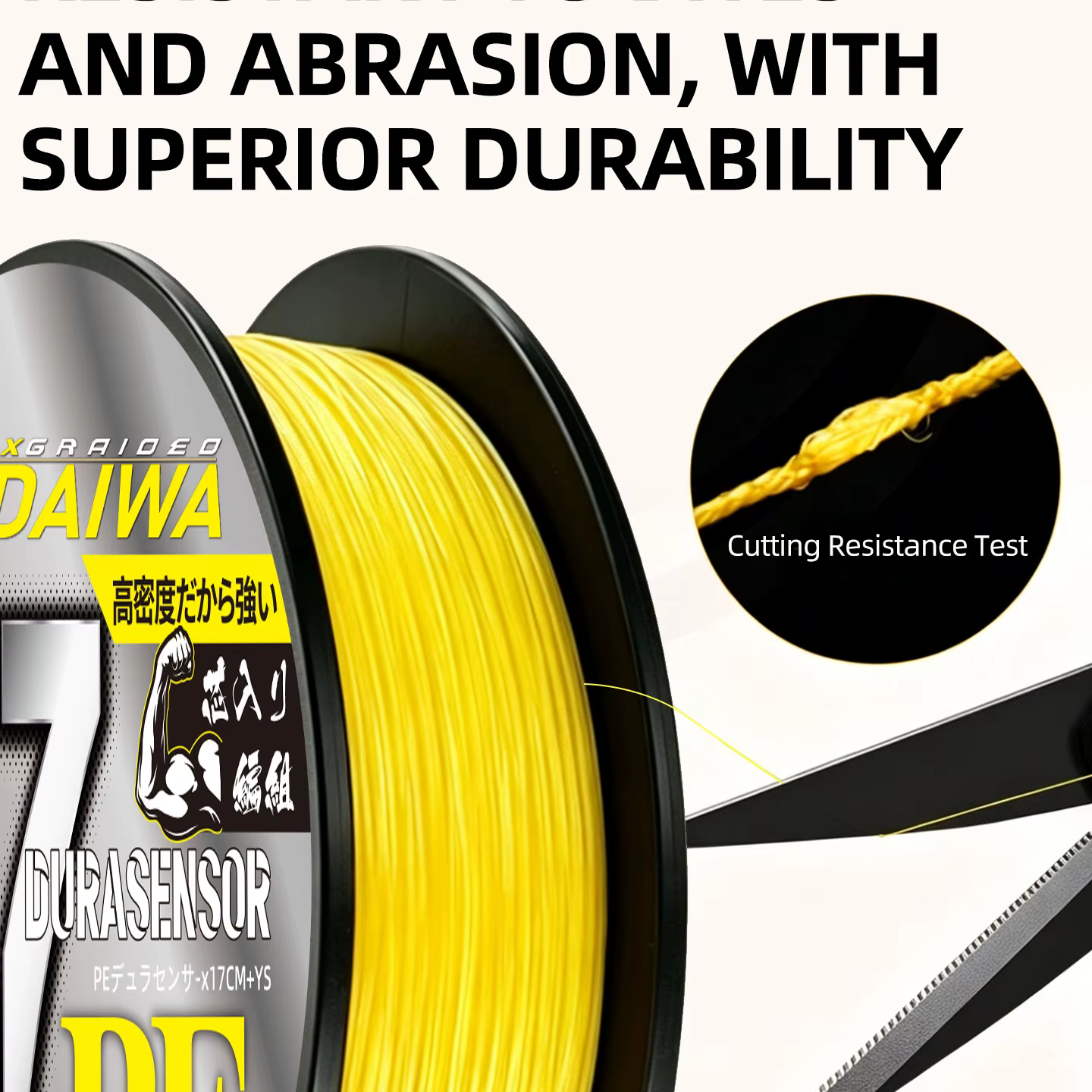 Línea Trenzada Daiwa J-Braid Expedition X17 – PE de 17 hilos - imagen 5