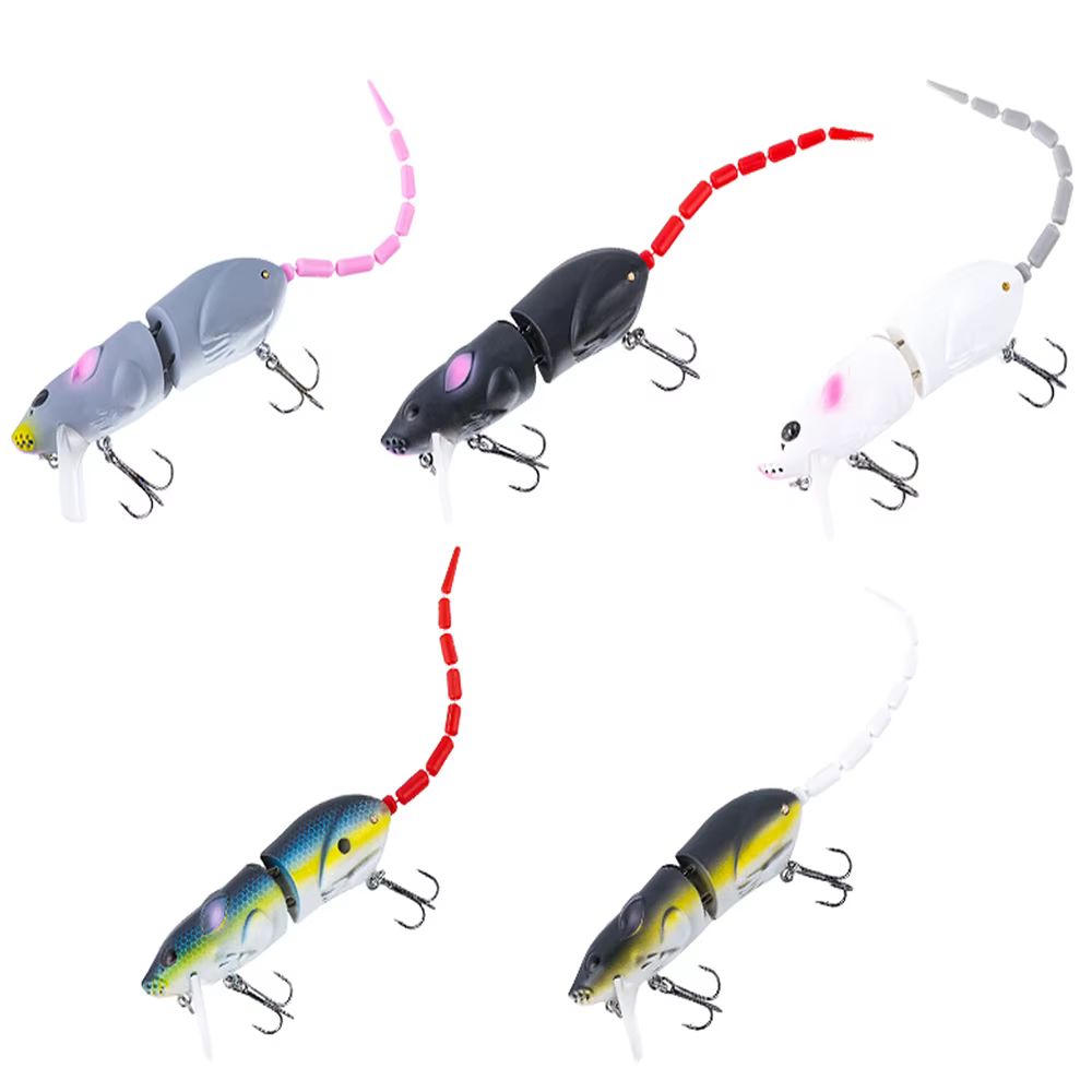 Goture 3D Mouse Rat - Señuelo duro realista para lubina y trucha - imagen 2
