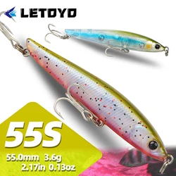 LETOYO Sinking Pencil señuelo hundimiento para trucha, lucio y perca
