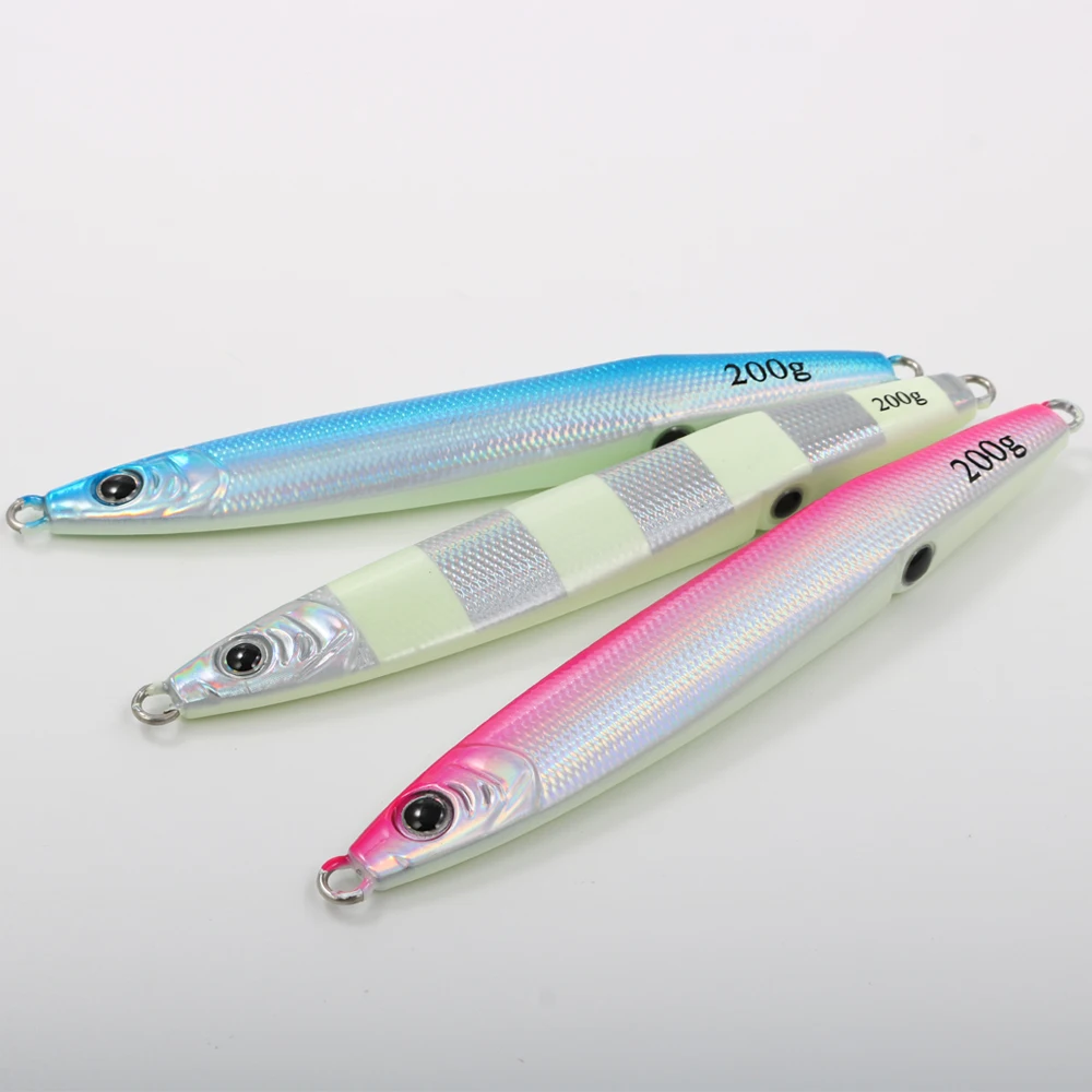 CASTFUN Señuelo Jig Agua Salada Caída Lenta – Ojos 3D - imagen 2
