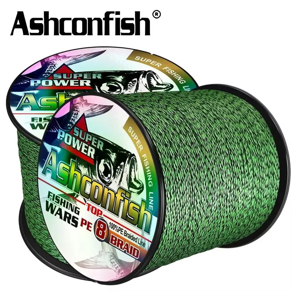 Ashconfish Sedal Trenzado PE Invisible – Colores variados