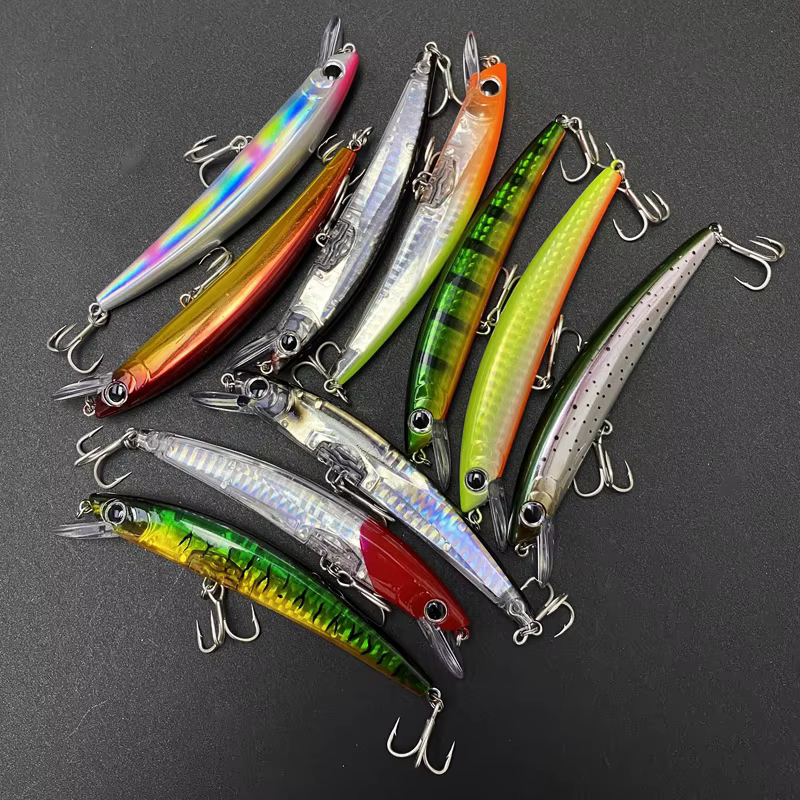 Wobbler Jerkbait flotante 3D para lubina de agua salada - imagen 5
