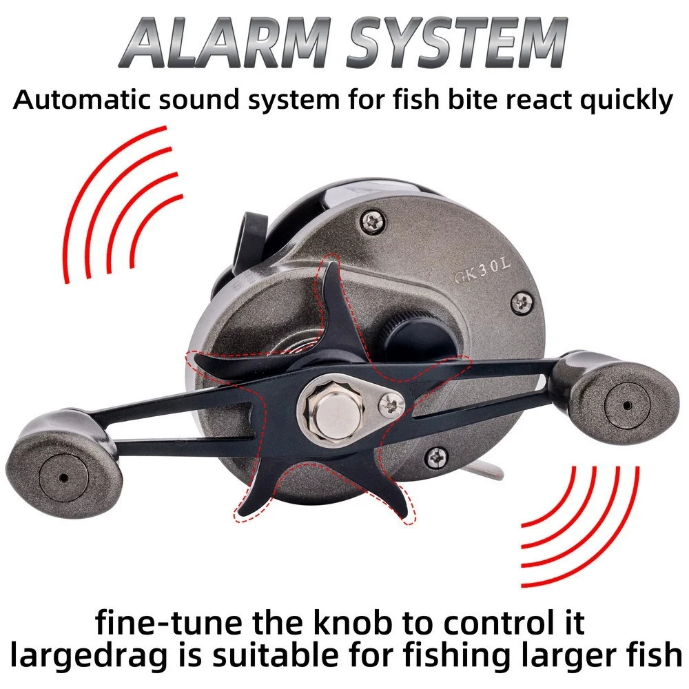 Carrete jigging y trolling resistente agua salada para pesca - imagen 3