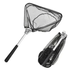 Red de pesca plegable para kayak, lubina y trucha