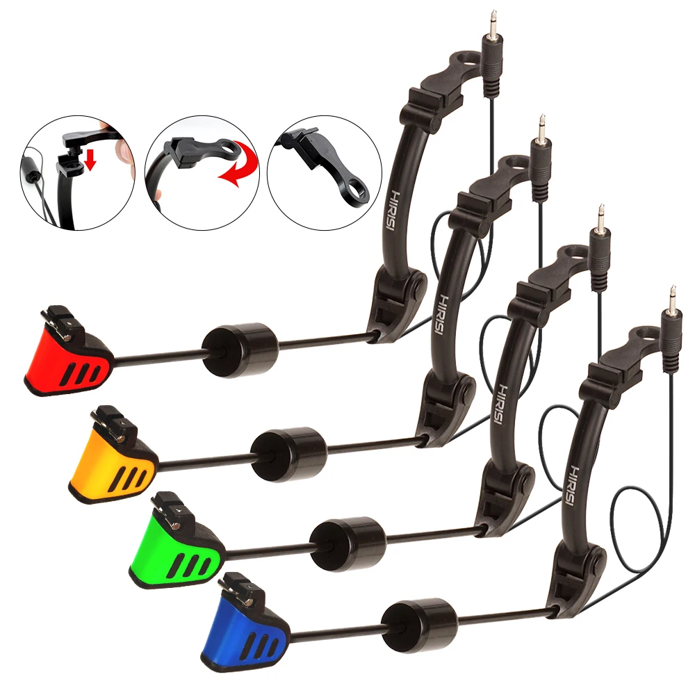 Indicadores de picada LED multicolor para carpa Hirisi con estuche - imagen 2