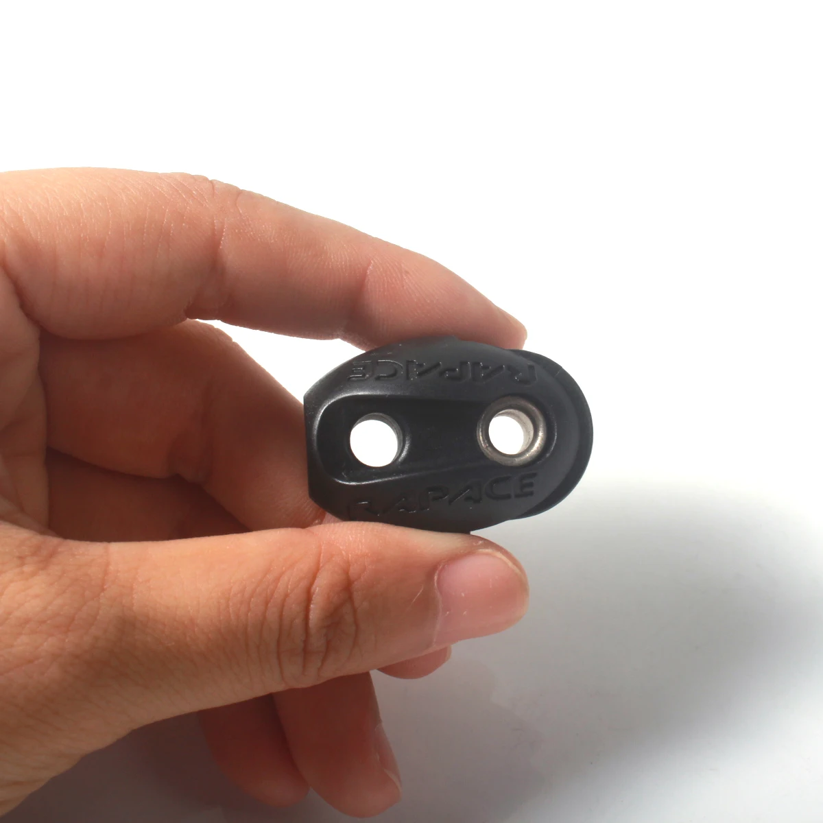 Polea de plástico negra para kite con forma de guía de cuerda