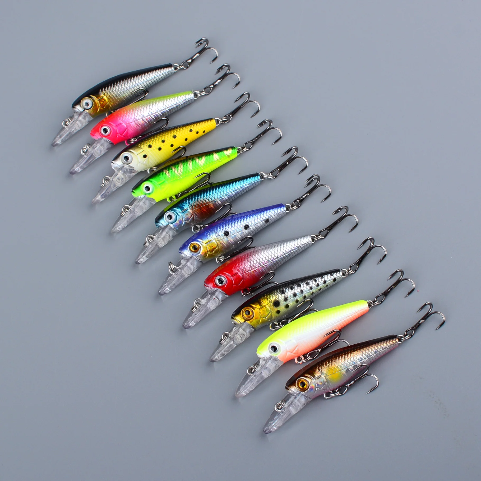 Señuelo Wobbler Minnow flotante para lubina rayada y carpa - imagen 5