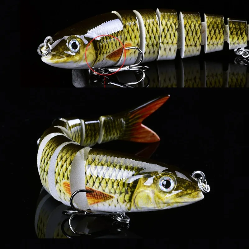 Swimbaits multiarticulados de hundimiento lento para lubina y trucha - imagen 4