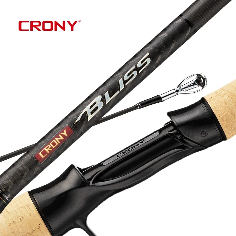 Crony Bliss Caña de pescar Spinning/Casting – Lubina y perca - imagen 3