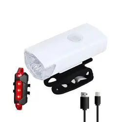 Luz USB recargable trasera bicicleta –Impermeable, fácil instalación