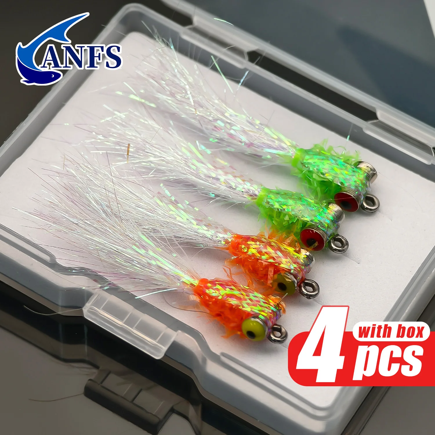 ANFS Moscas artificiales tipo Minnow para pesca en agua salada y dulce - imagen 3