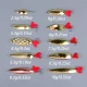Señuelos spinner spoon para trucha con anzuelo jig y wobbler