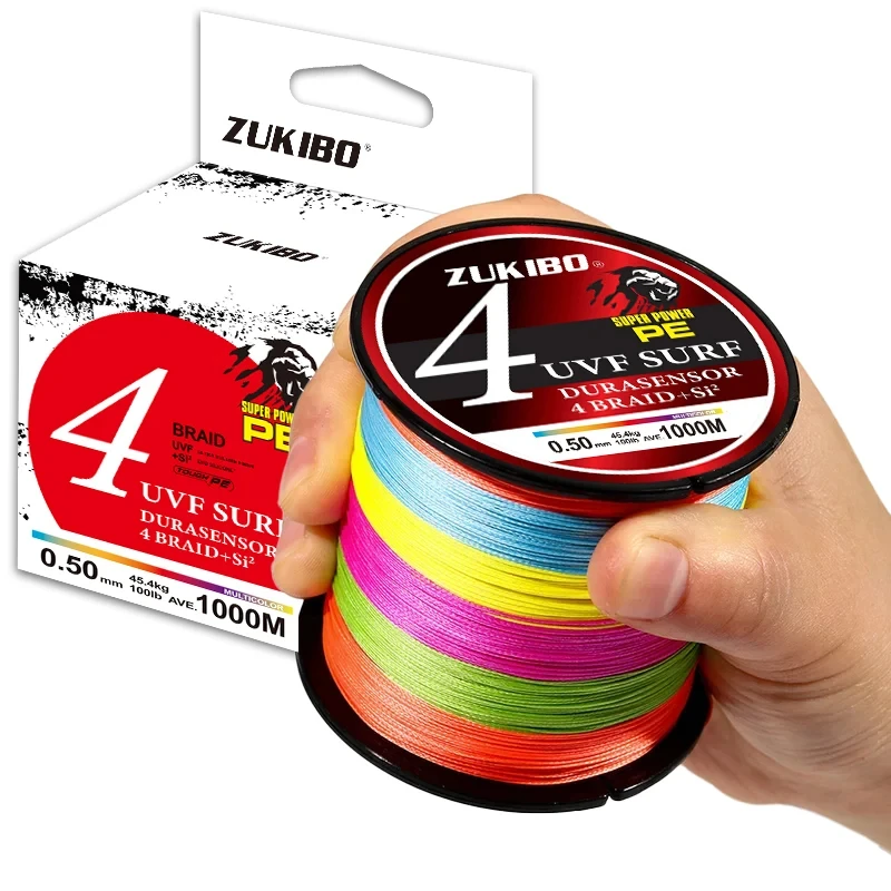 ZUKIBO Línea Trenzada PE Multifilamento Suave para Pesca de Carpa - imagen 2