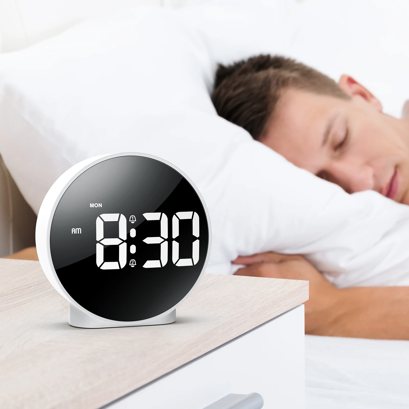 Conexiones y puertos del despertador ORIA