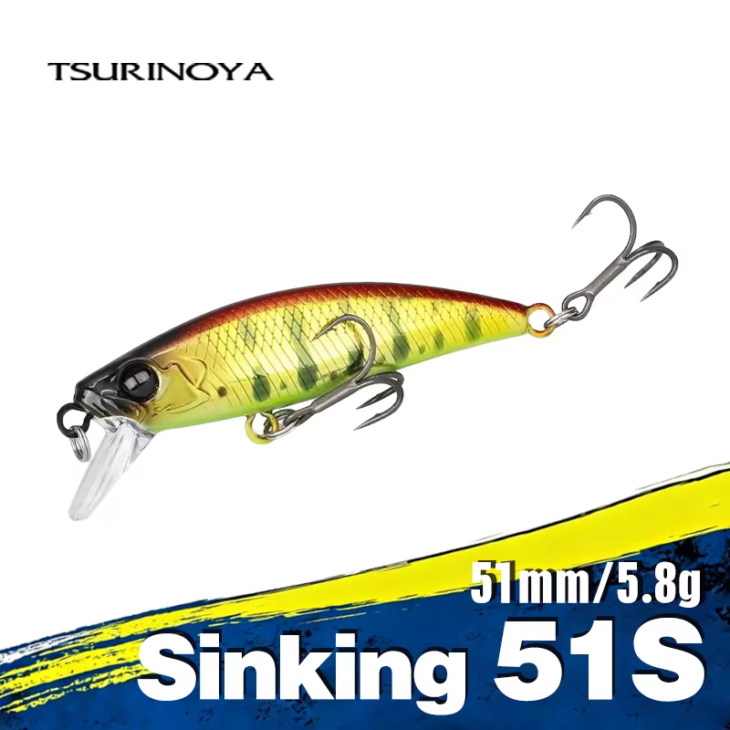 TSURINOYA Intruder 51S - Crankbait Minnow 51mm, 5,8 g para trucha - imagen 5
