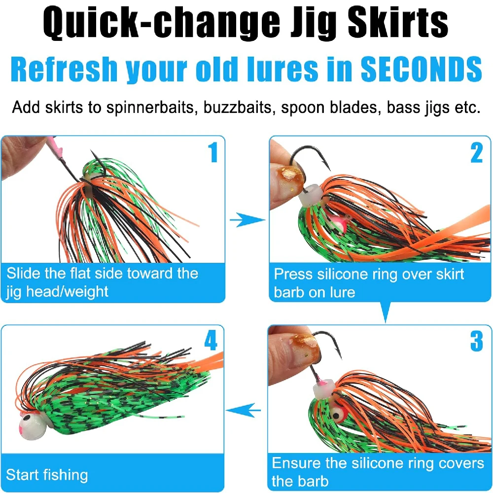 Spinnerbait y buzzbait para fabricar señuelos jigging lubina y trucha - imagen 3