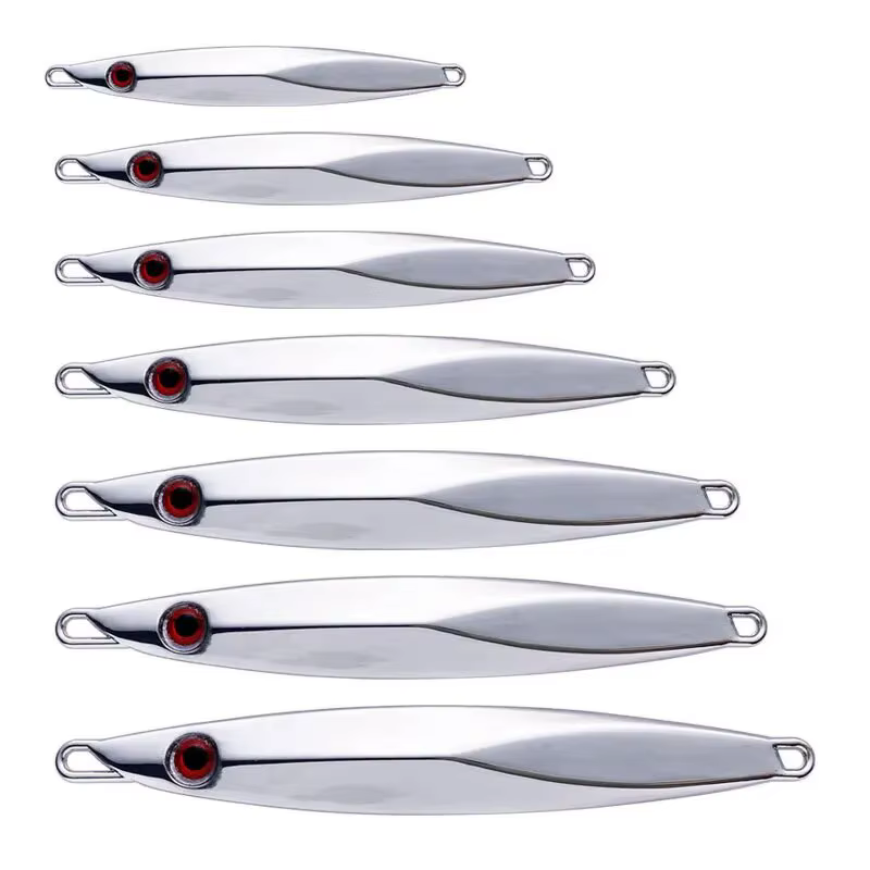 Señuelo Jigging Burle – Ojos 3D, plantilla de zinc premium - imagen 2