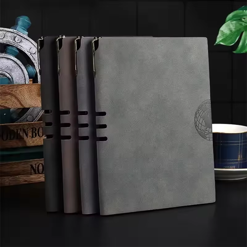 Cuaderno pesca A5 piel genuina - Libreta planificador