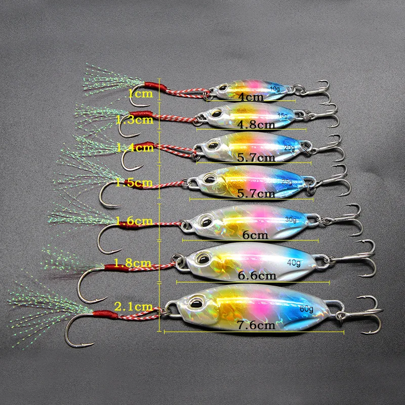 JEKEKU señuelo jigging lento de metal fundido – agua salada - imagen 2