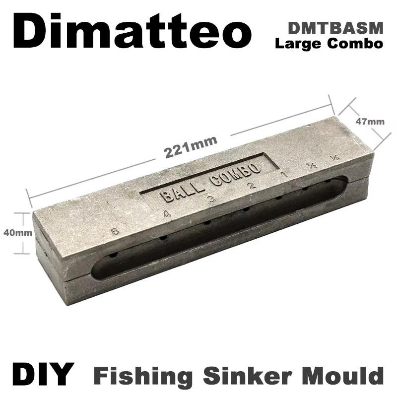 Dimatteo Diy Vissen Sinker Bal Combo – Pesas de plomo 7‑168 g - imagen 4