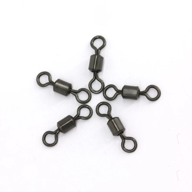 Giratorio Barril Snap Negro para Pesca de Carpa – Conector de Línea - imagen 4